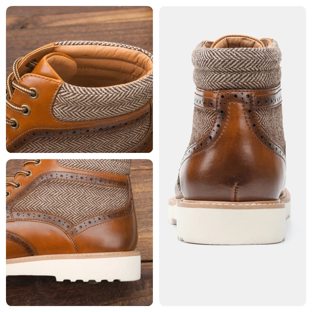2022 Men&#39;s Spring and Autumn New Light Boots Comfortable Fashion Boots Leather Men