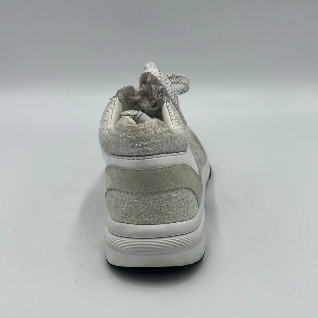 30% OFF: Chanel Tweed CC Luxury Designer Trainers  Sz: 7 (37)