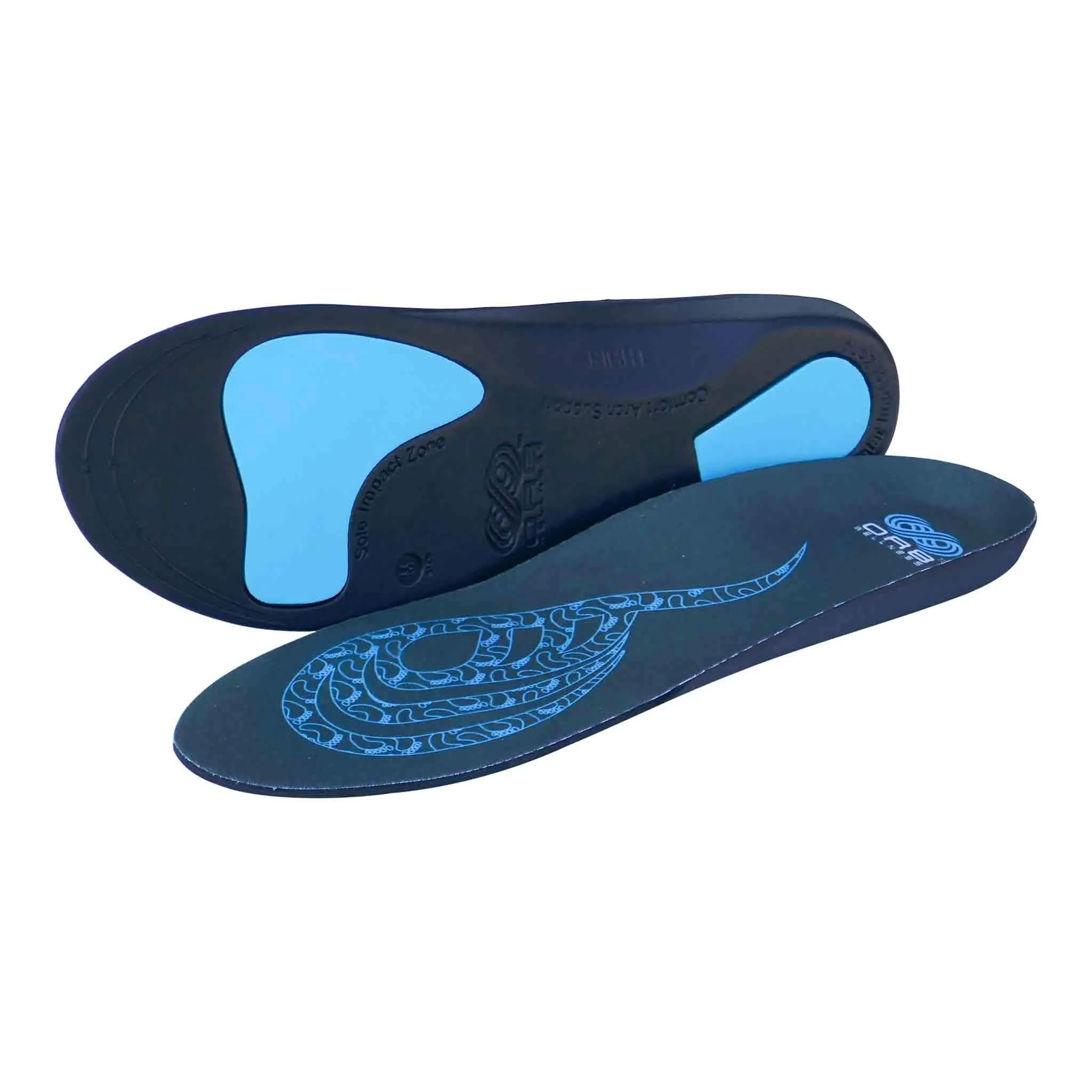 4 Pairs Insoles for Plantar Fasciitis Heel Pain. Arch Support for Men & Women. Shoes Too Big. Insoles for Boots, Trainers & Shoes. M 7-8.5