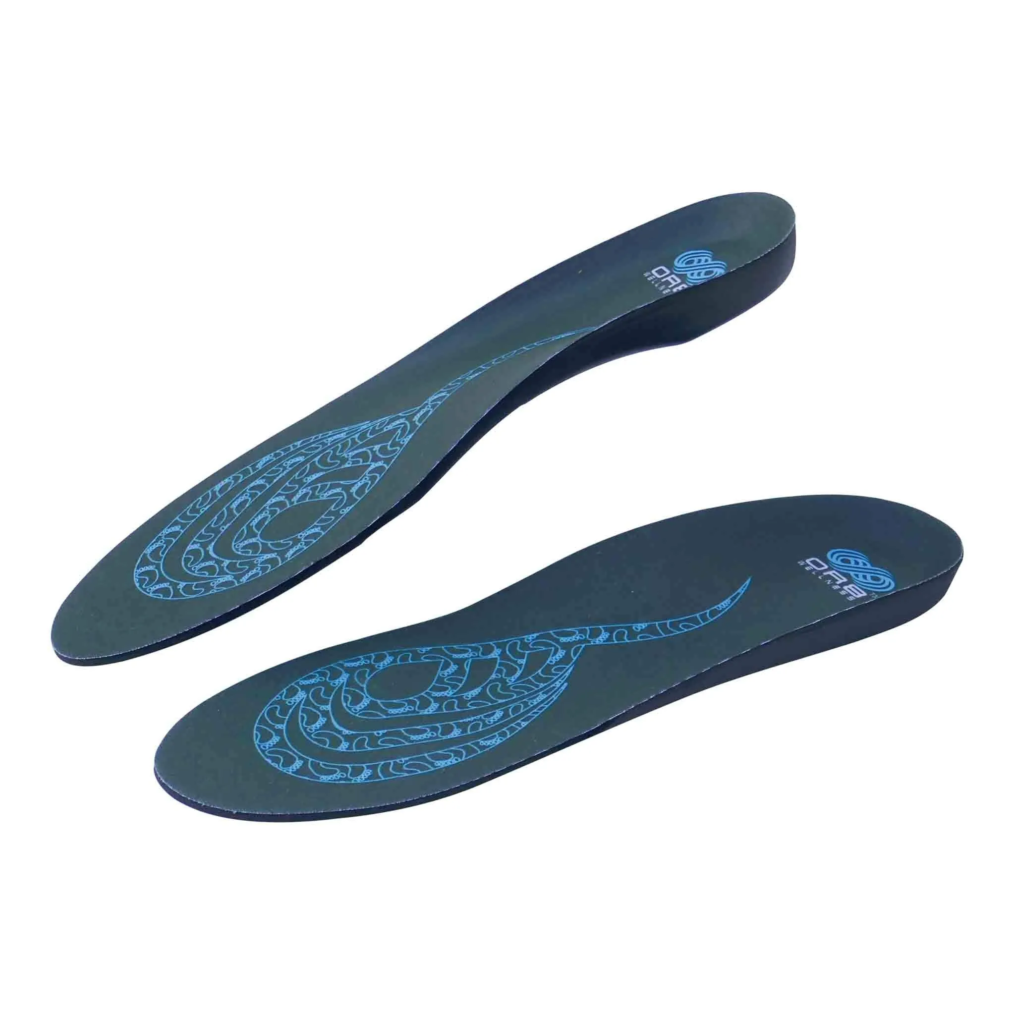 4 Pairs Insoles for Plantar Fasciitis Heel Pain. Arch Support for Men & Women. Shoes Too Big. Insoles for Boots, Trainers & Shoes. M 7-8.5