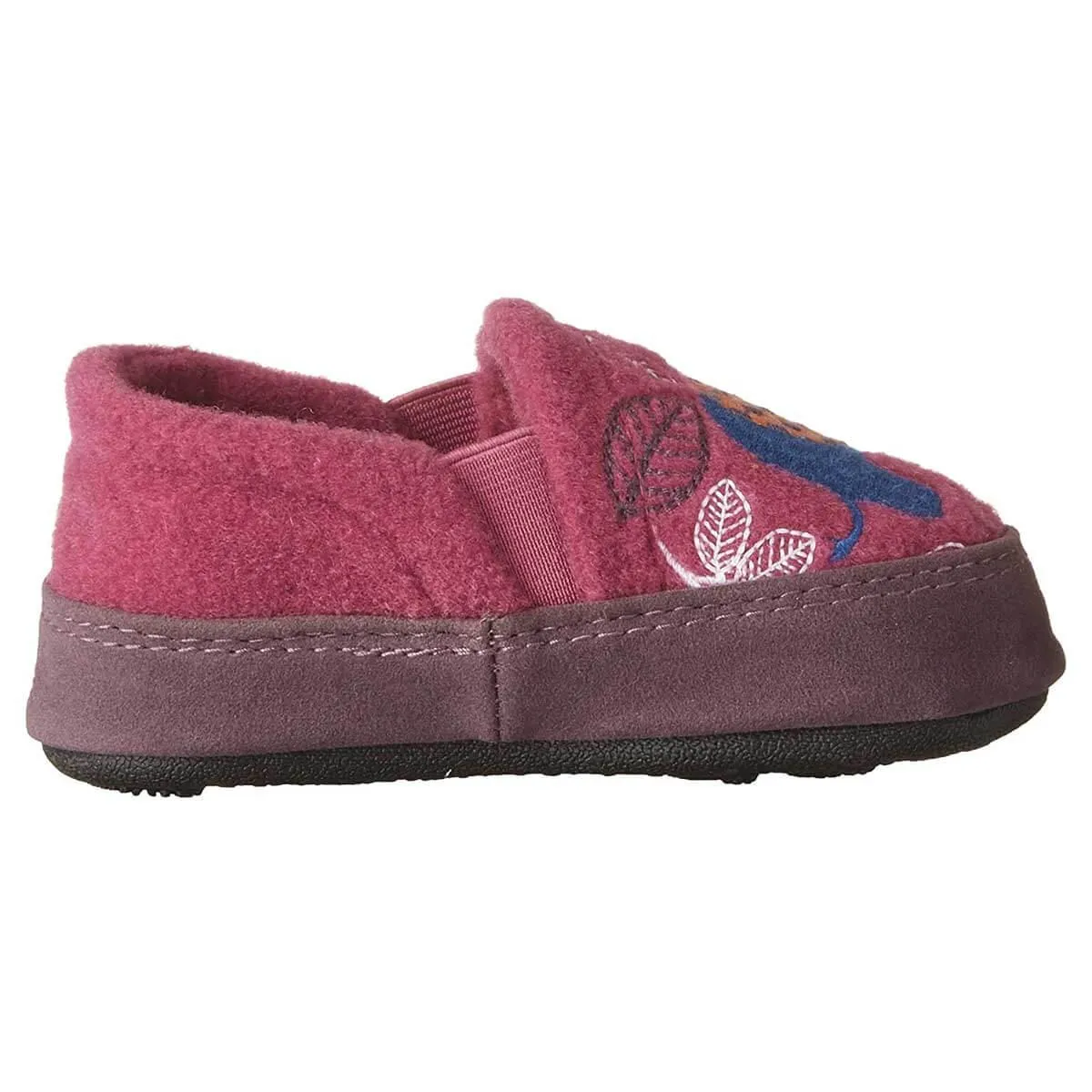 Acorn Kids' Slipperss - Colby Gore Moccasins, Magenta Elephant, K10/11 | A10036MTE-10-11