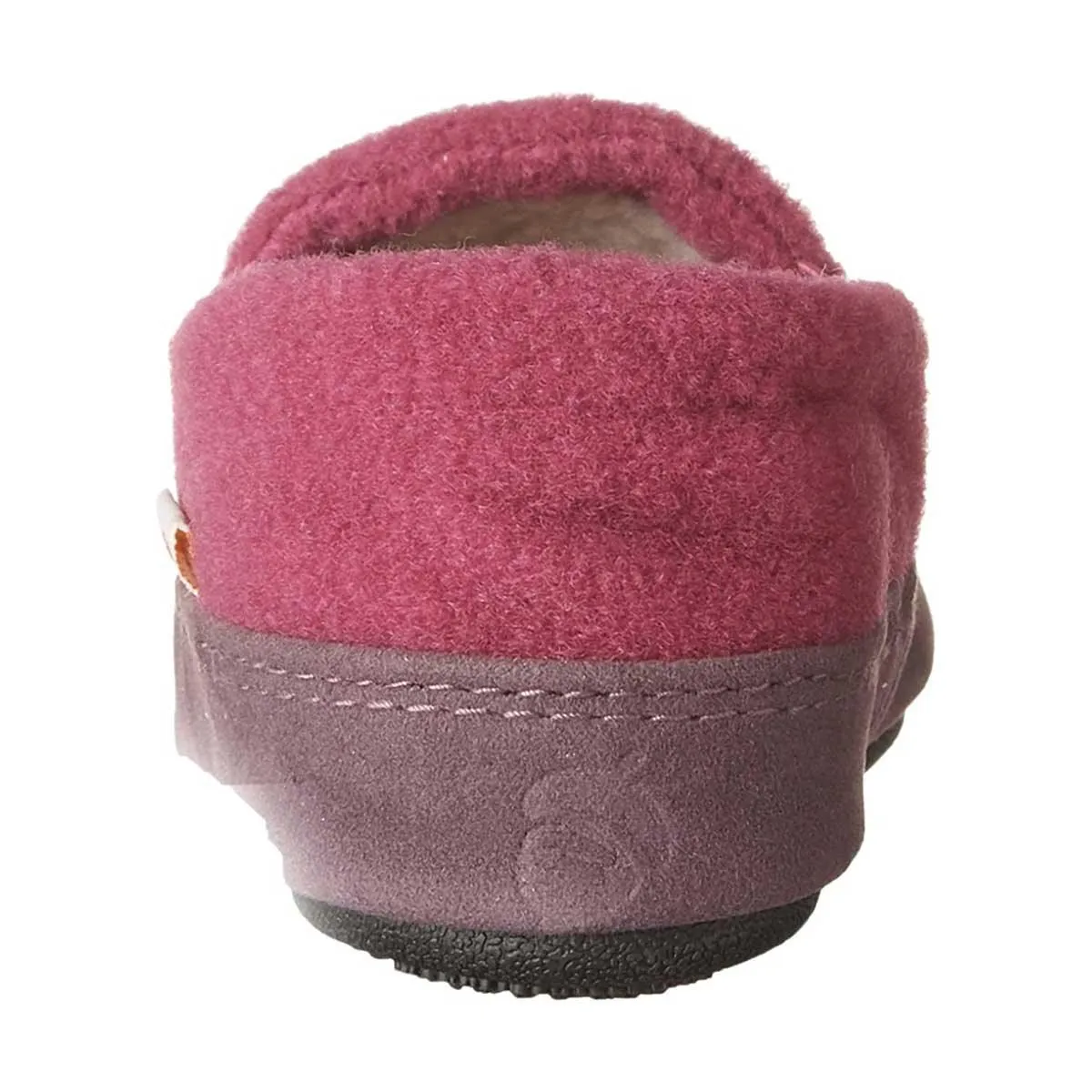Acorn Kids' Slipperss - Colby Gore Moccasins, Magenta Elephant, K10/11 | A10036MTE-10-11