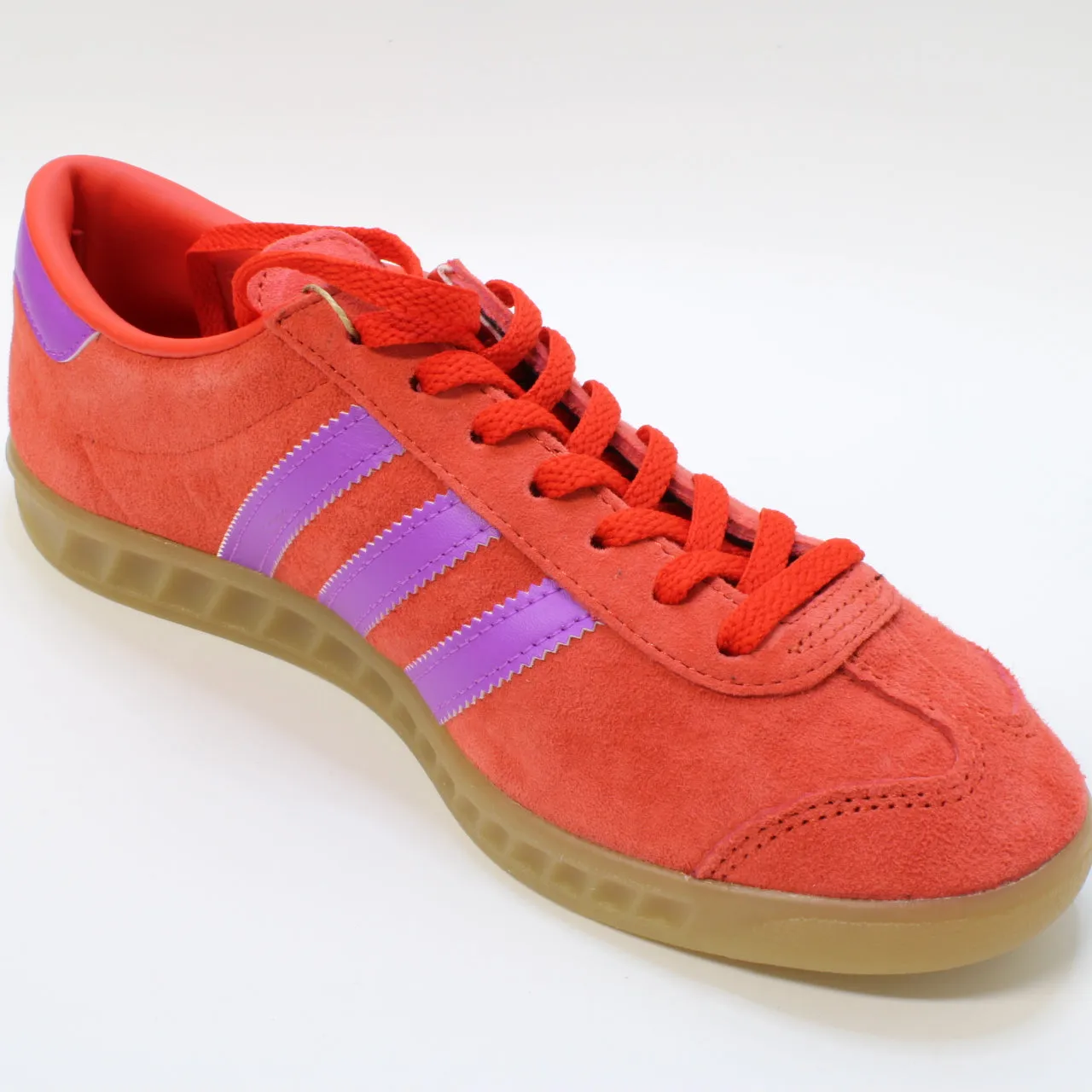 adidas Hamburg Red Purple Burst Gum Uk Size 6