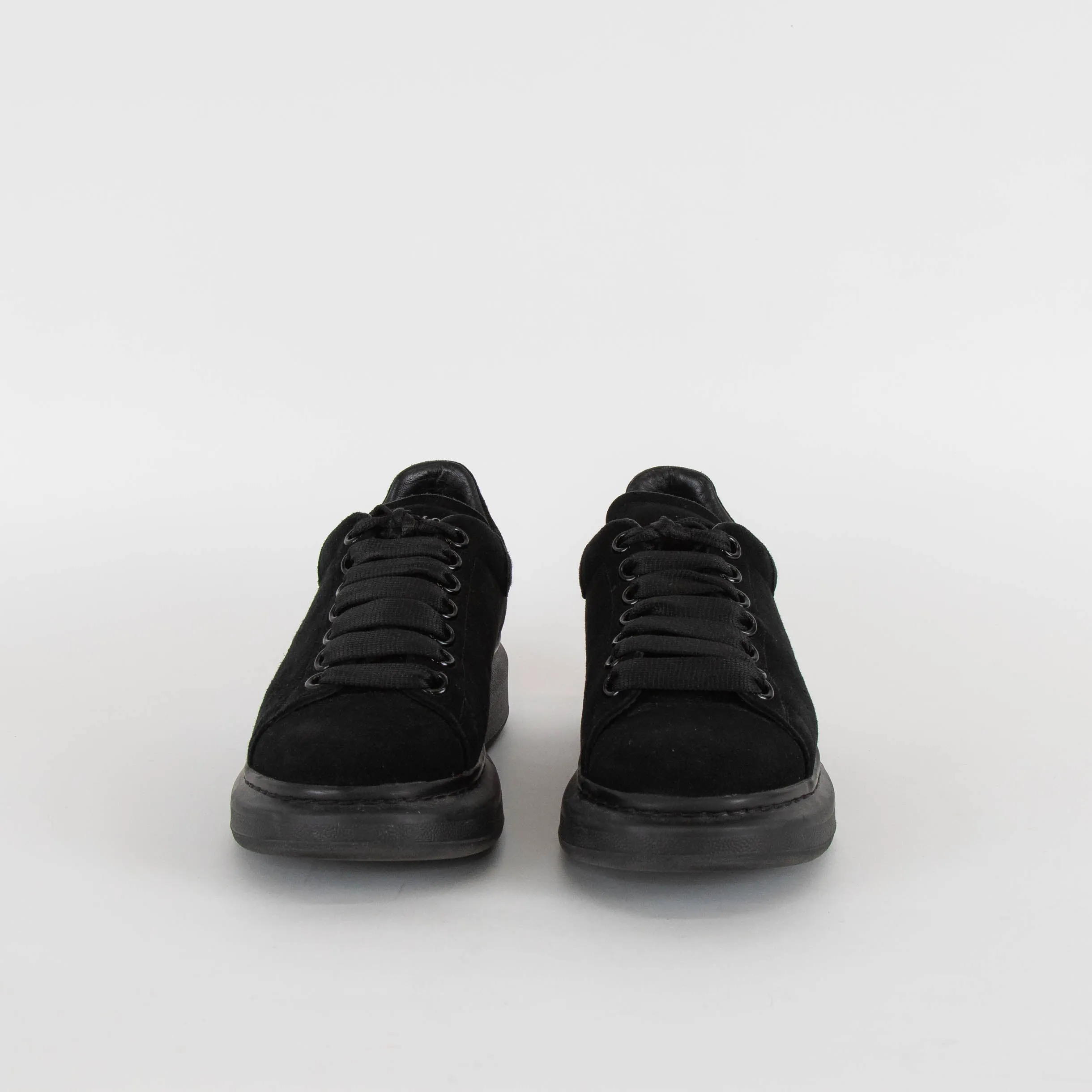 Alexander McQueen Runway Black Suede Trainers