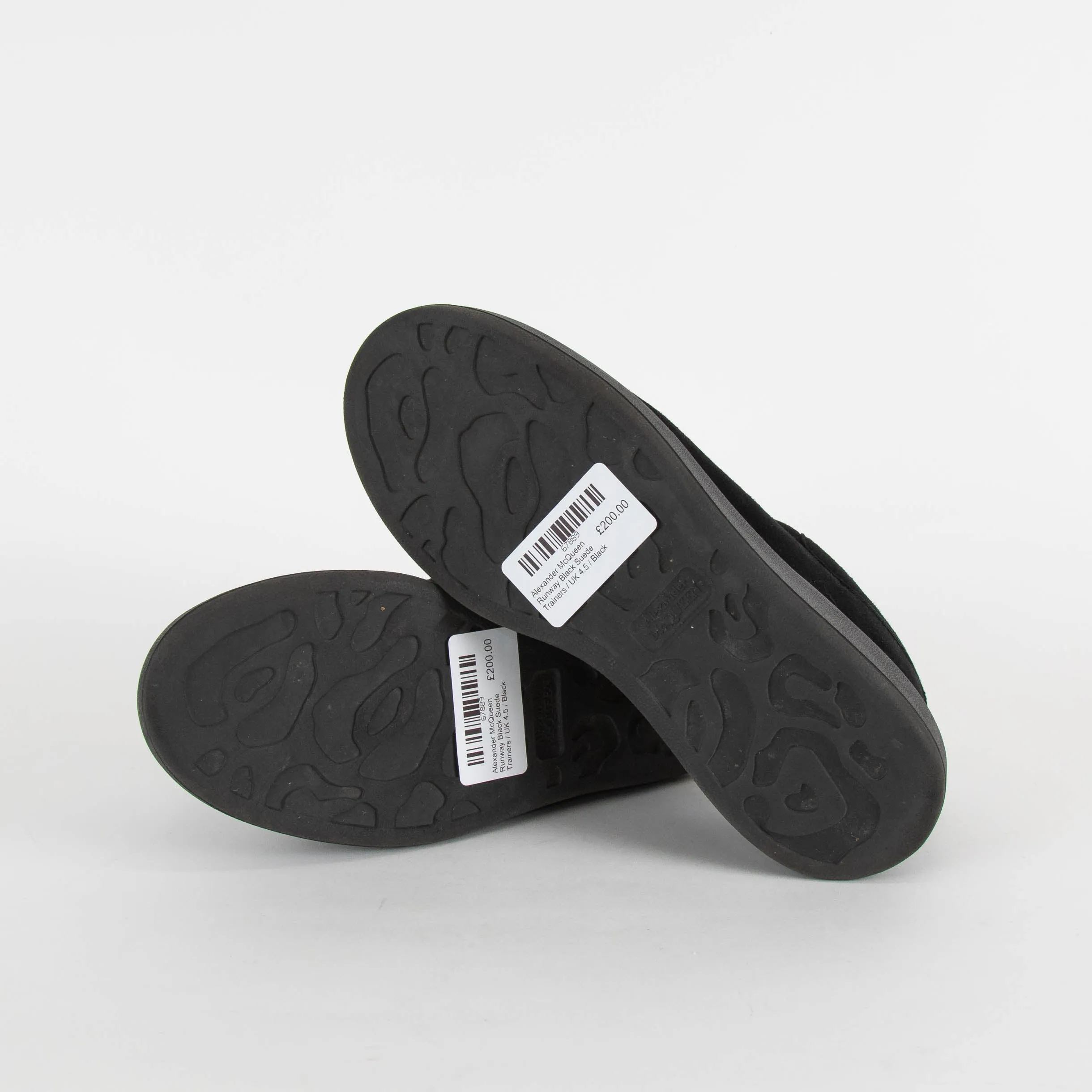 Alexander McQueen Runway Black Suede Trainers