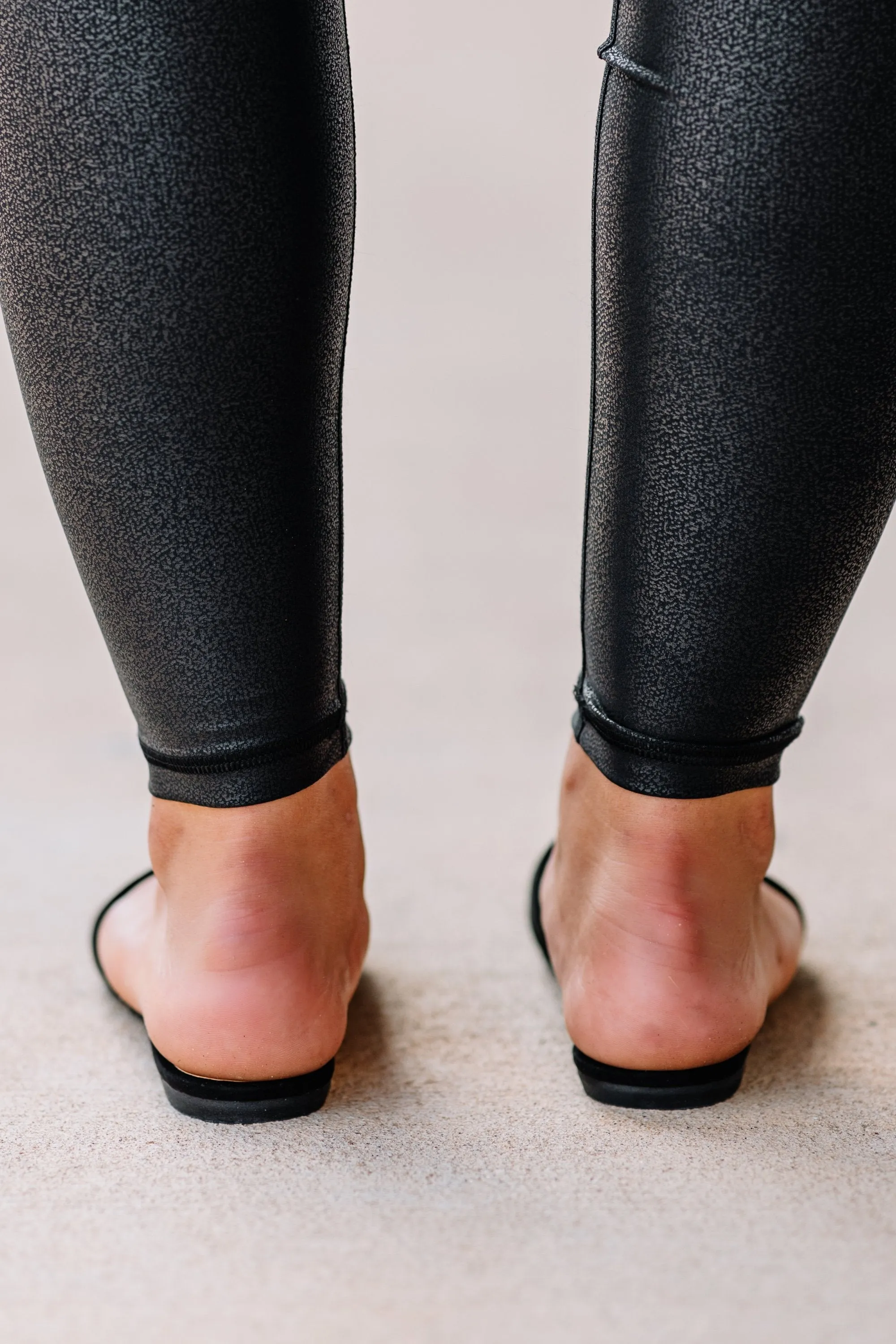 All Business Black Flat Mules