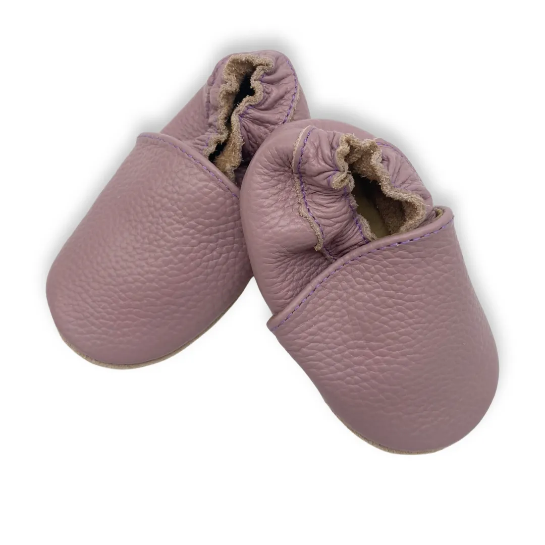 Baby Moccasins ~ Dusty Mauve