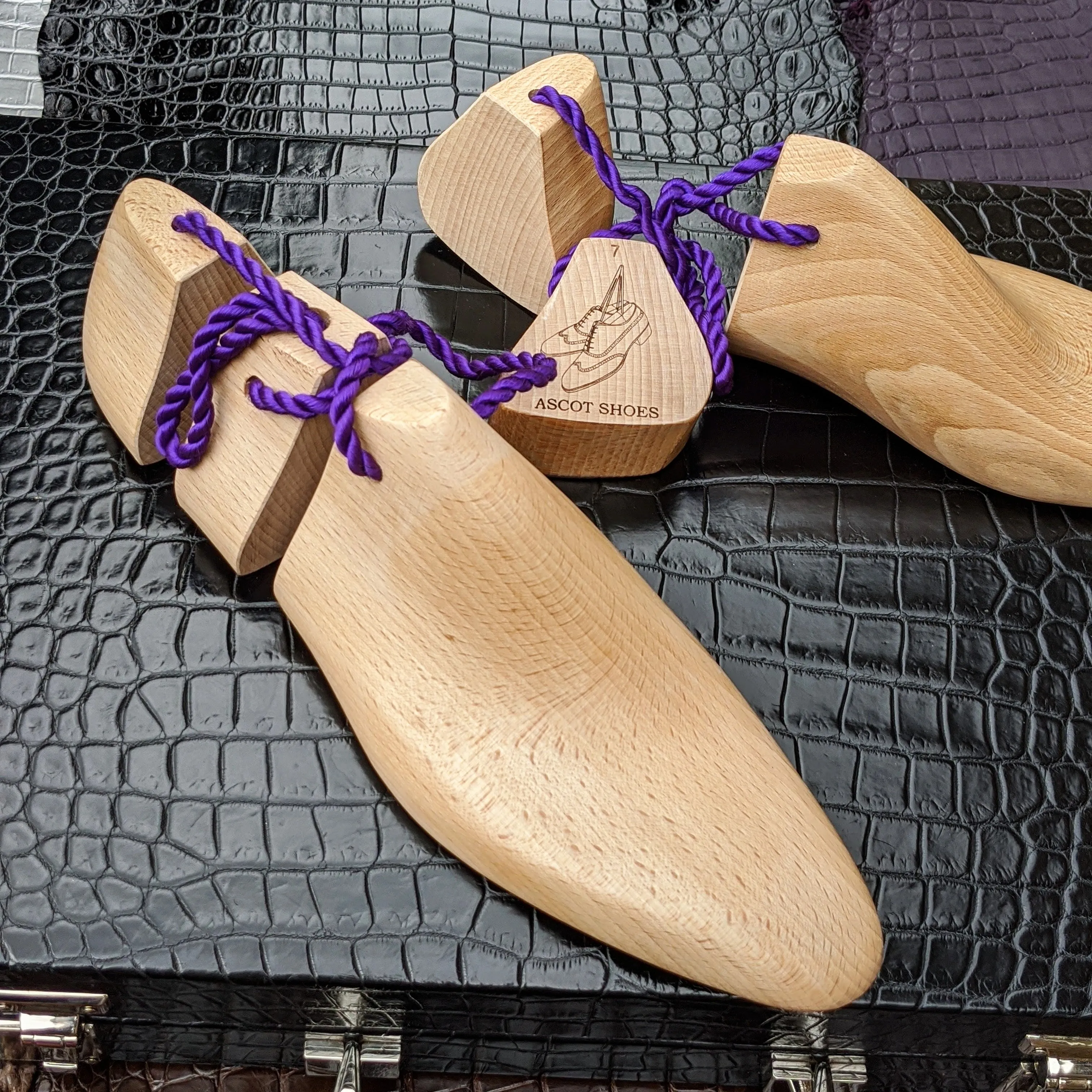 Belgian Loafer - Brown Crocodile