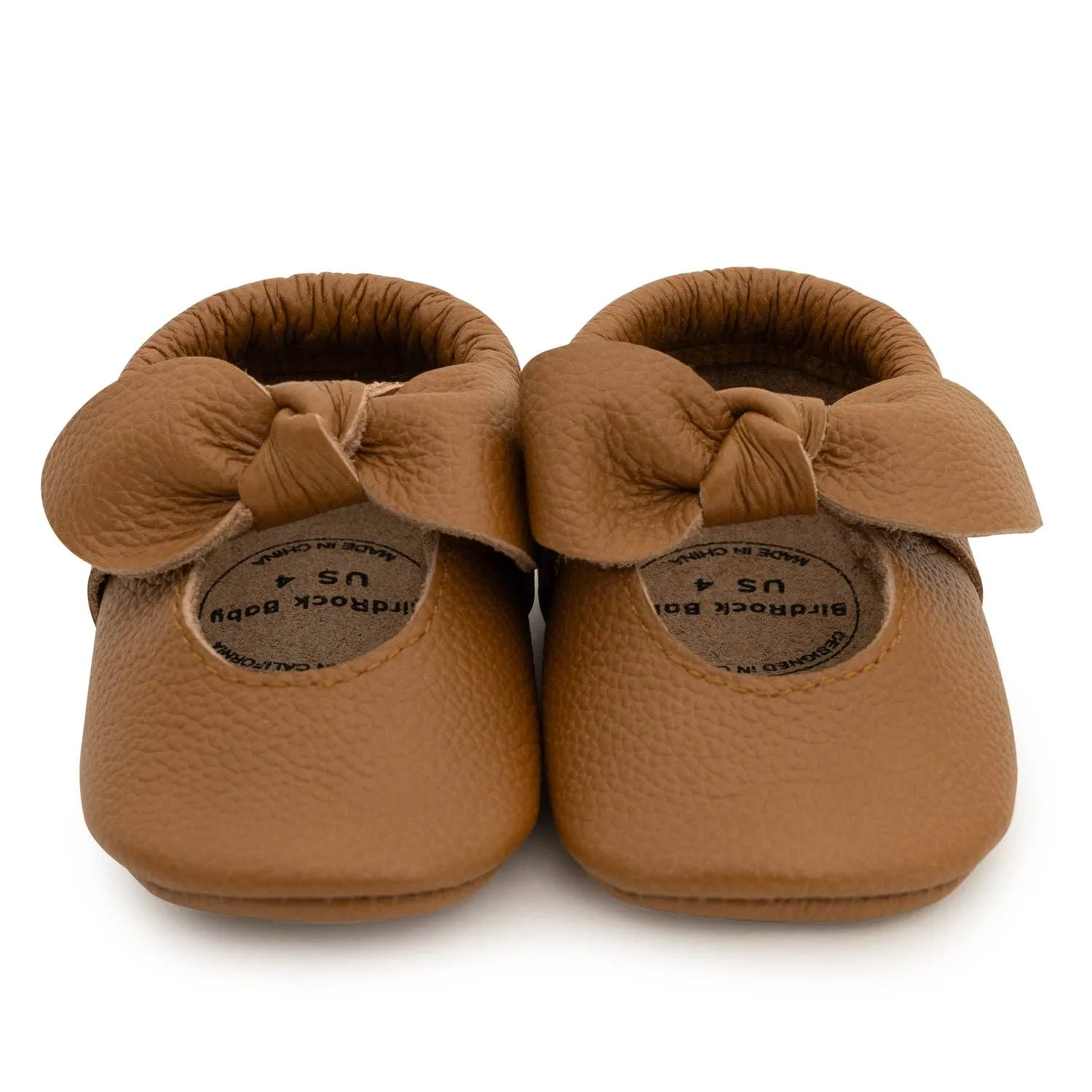 BirdRock Baby - Brown Knot Moccasins