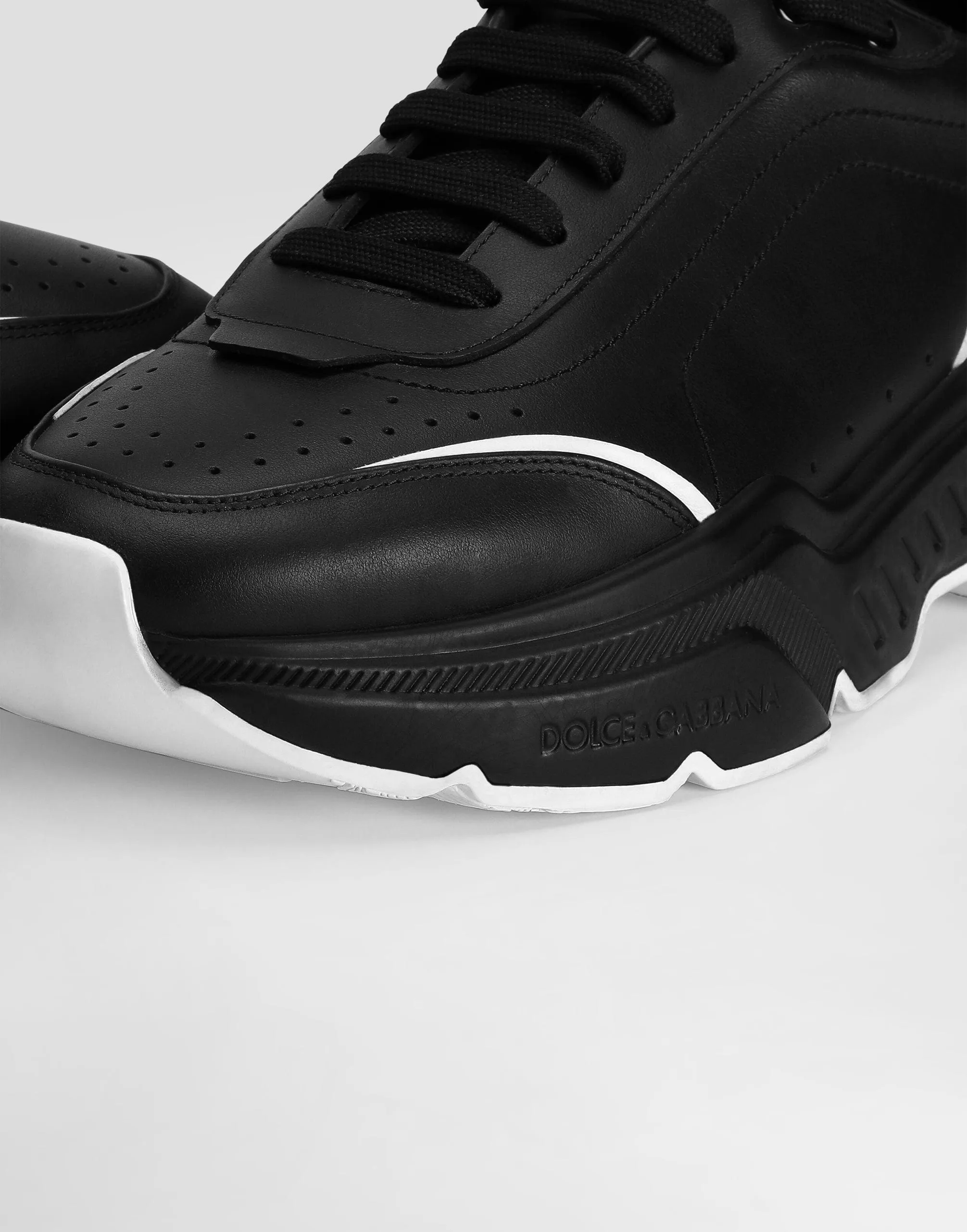 Black Daymaster Leather Sneakers