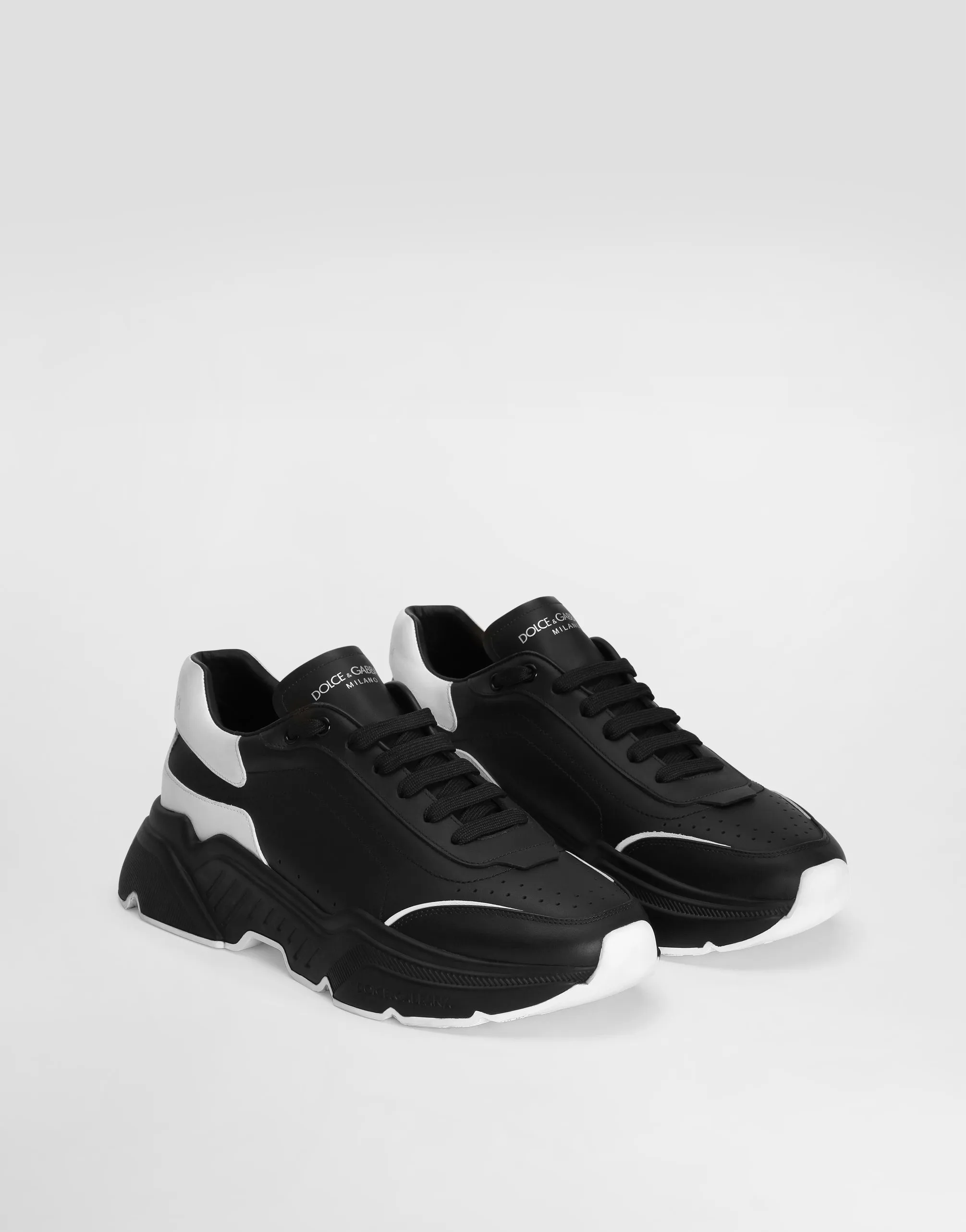 Black Daymaster Leather Sneakers