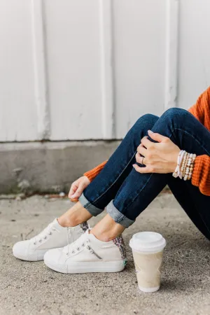 Blowfish Melondrop Sneakers- Desert White Tea Smoked Canvas
