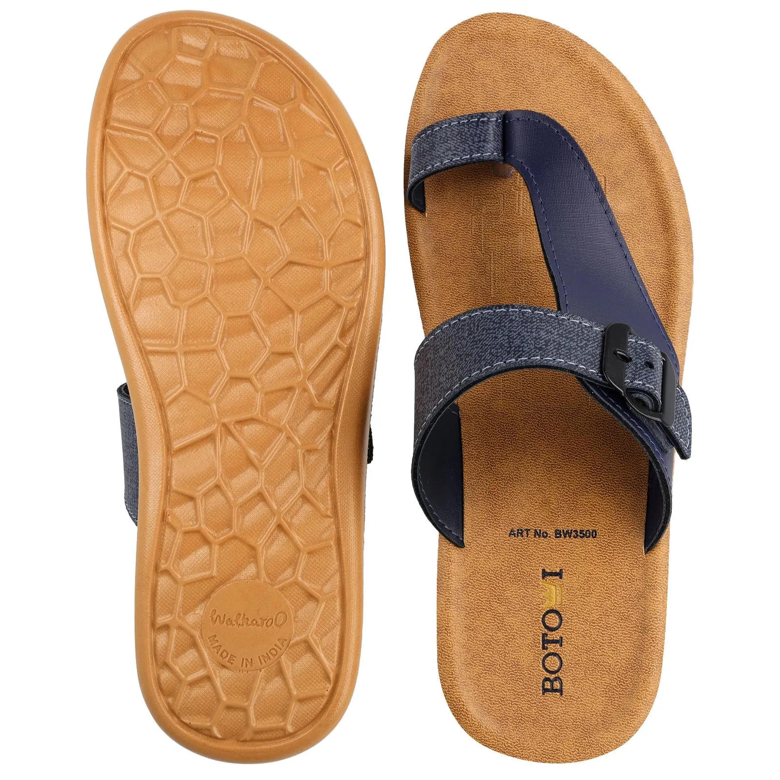 BOTOWI Men's Daily Wear Sandal - BW3500 Blue