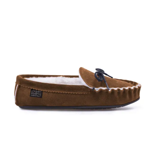 Cambridge Burnt Sugar - Mens Sheepskin Moccasin