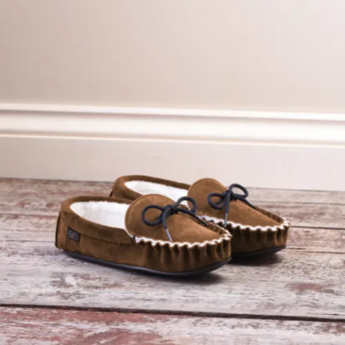 Cambridge Burnt Sugar - Mens Sheepskin Moccasin