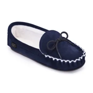 Cambridge Sea Navy - Mens Sheepskin Moccasin