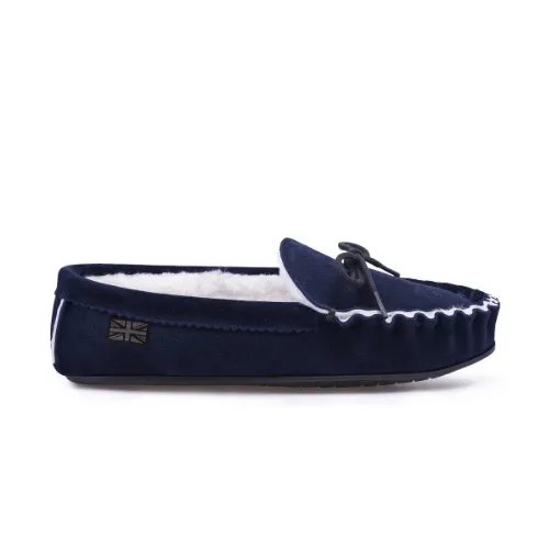 Cambridge Sea Navy - Mens Sheepskin Moccasin