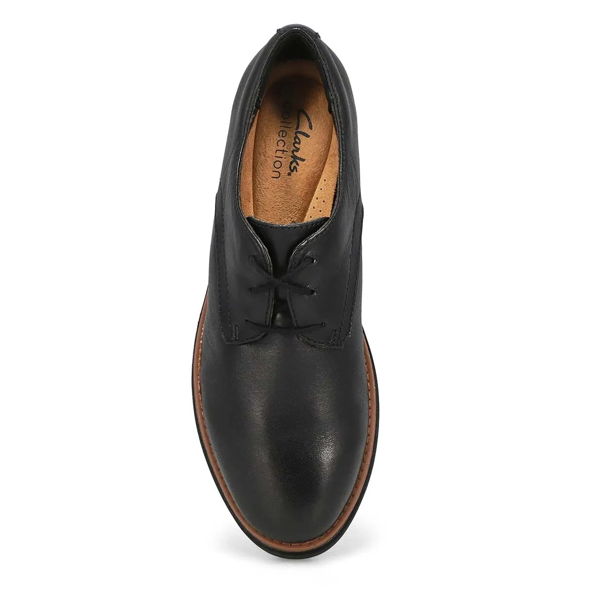 Clarks Women's Sharon Rae Loafers- Black Leather