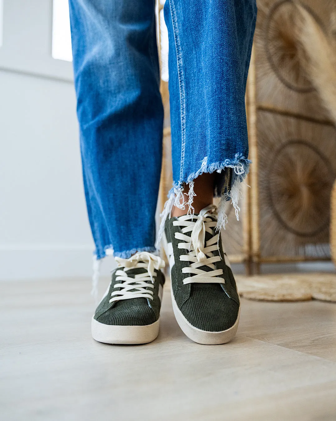 Corkys No Chaser Corduroy Sneakers - Green