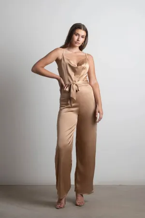 Cowl Neck Jumpsuit