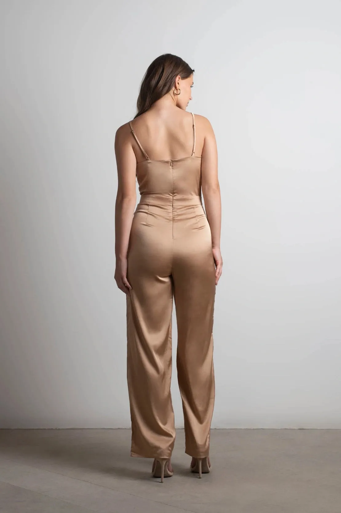 Cowl Neck Jumpsuit
