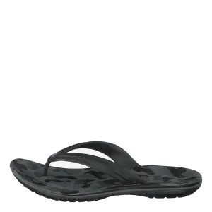Crocband Seasonal Graphic Flip Slate Grey/black