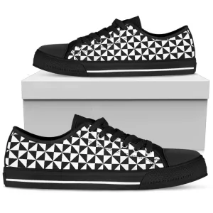 Custom Sneakers-Black and White Series 106