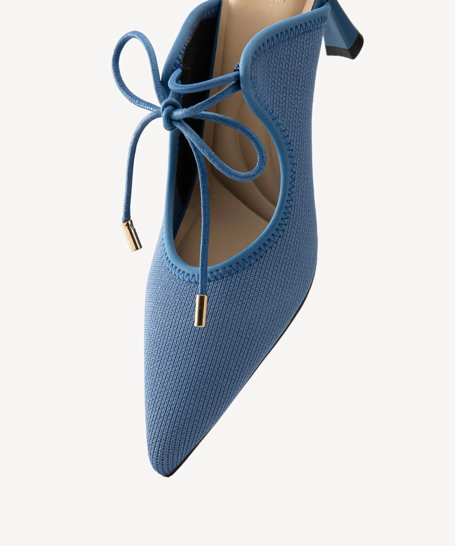 Elegant Chic Pointed Toe Heeled Mules Black