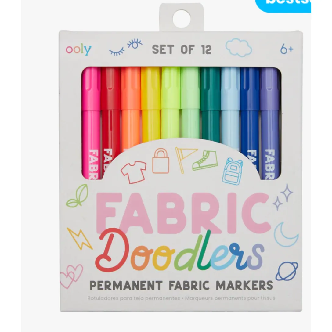 Fabric Doodler Markers - set of 12