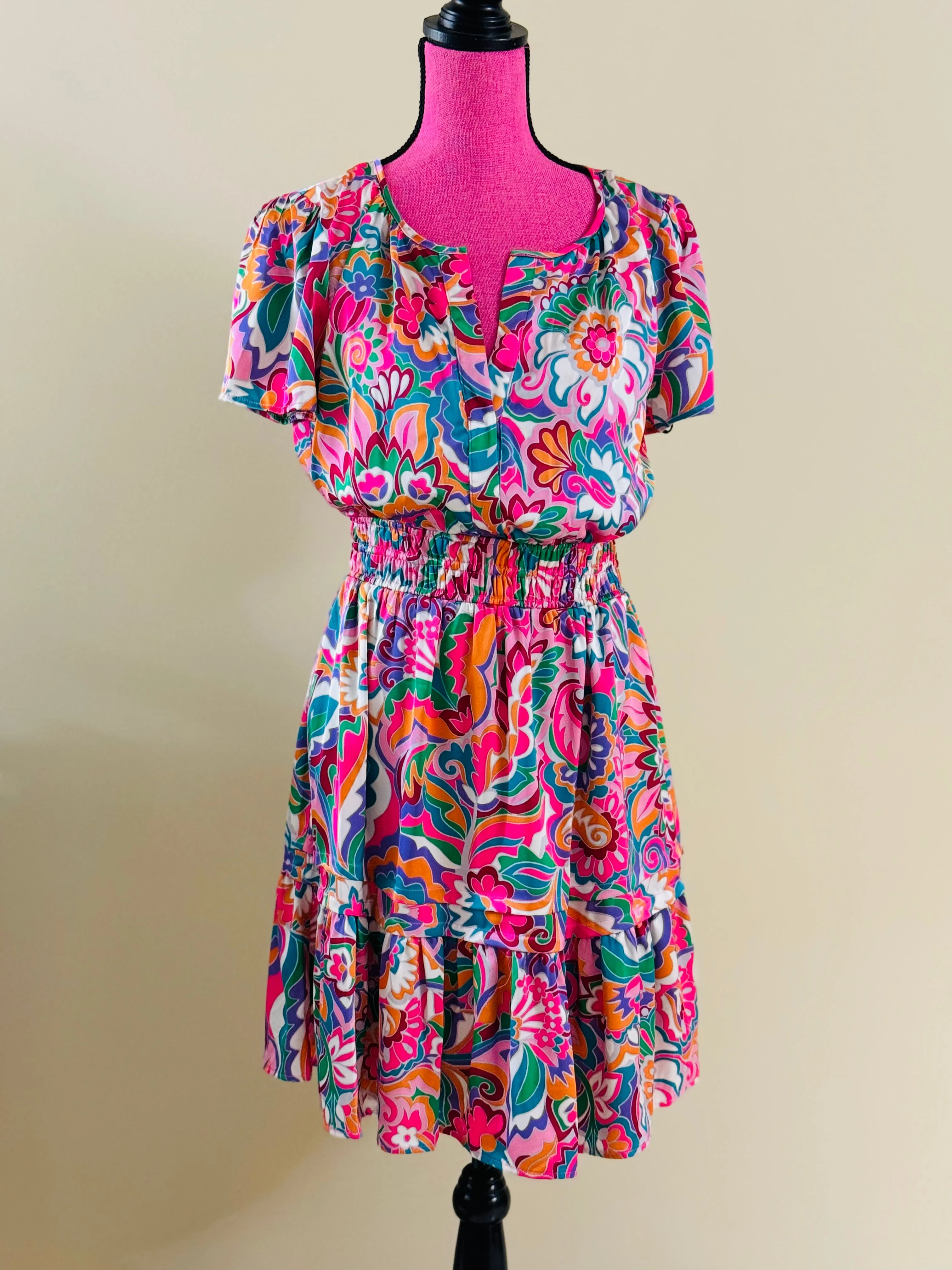 Floral mini dress