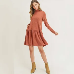 Gemma Peplum Casual Dress With Pockets