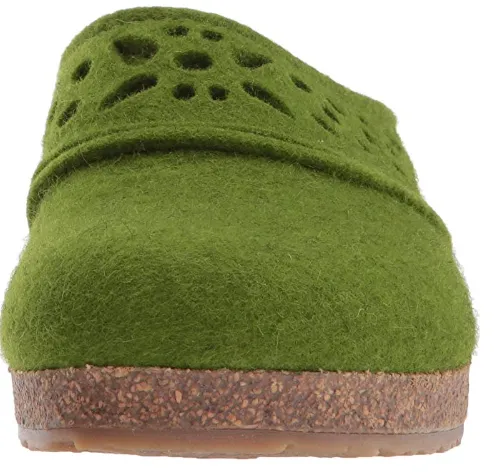 Haflinger Women's Lacey Wool Slipper Clog
