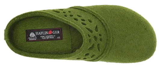 Haflinger Women's Lacey Wool Slipper Clog