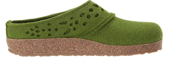 Haflinger Women's Lacey Wool Slipper Clog