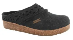 Haflinger Women's Lacey Wool Slipper Clog