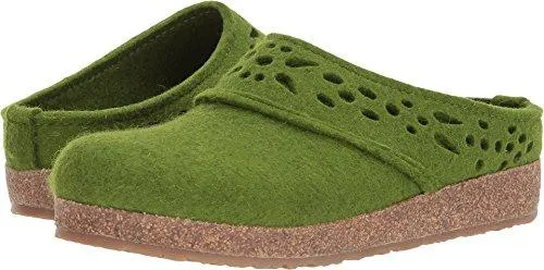 Haflinger Women's Lacey Wool Slipper Clog