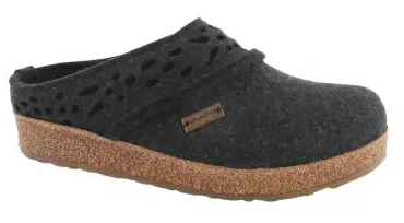 Haflinger Women's Lacey Wool Slipper Clog