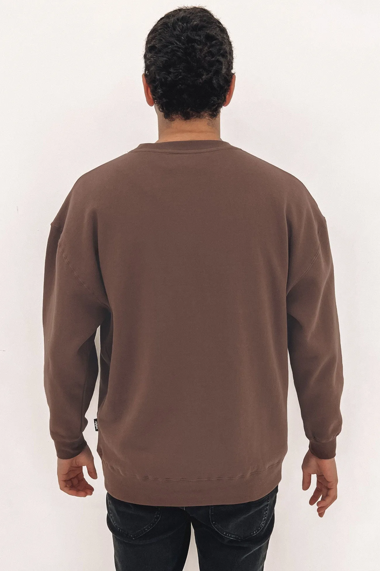 Halo Crew Sweat Brown