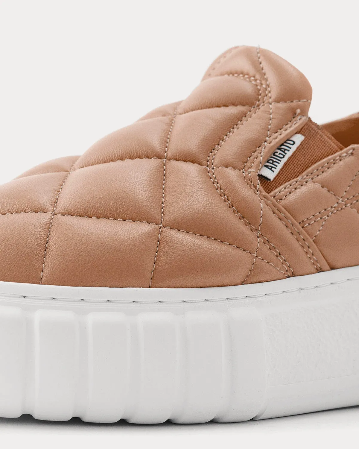 Haze Beige Slip On Sneakers