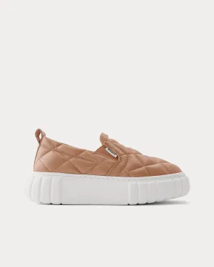 Haze Beige Slip On Sneakers