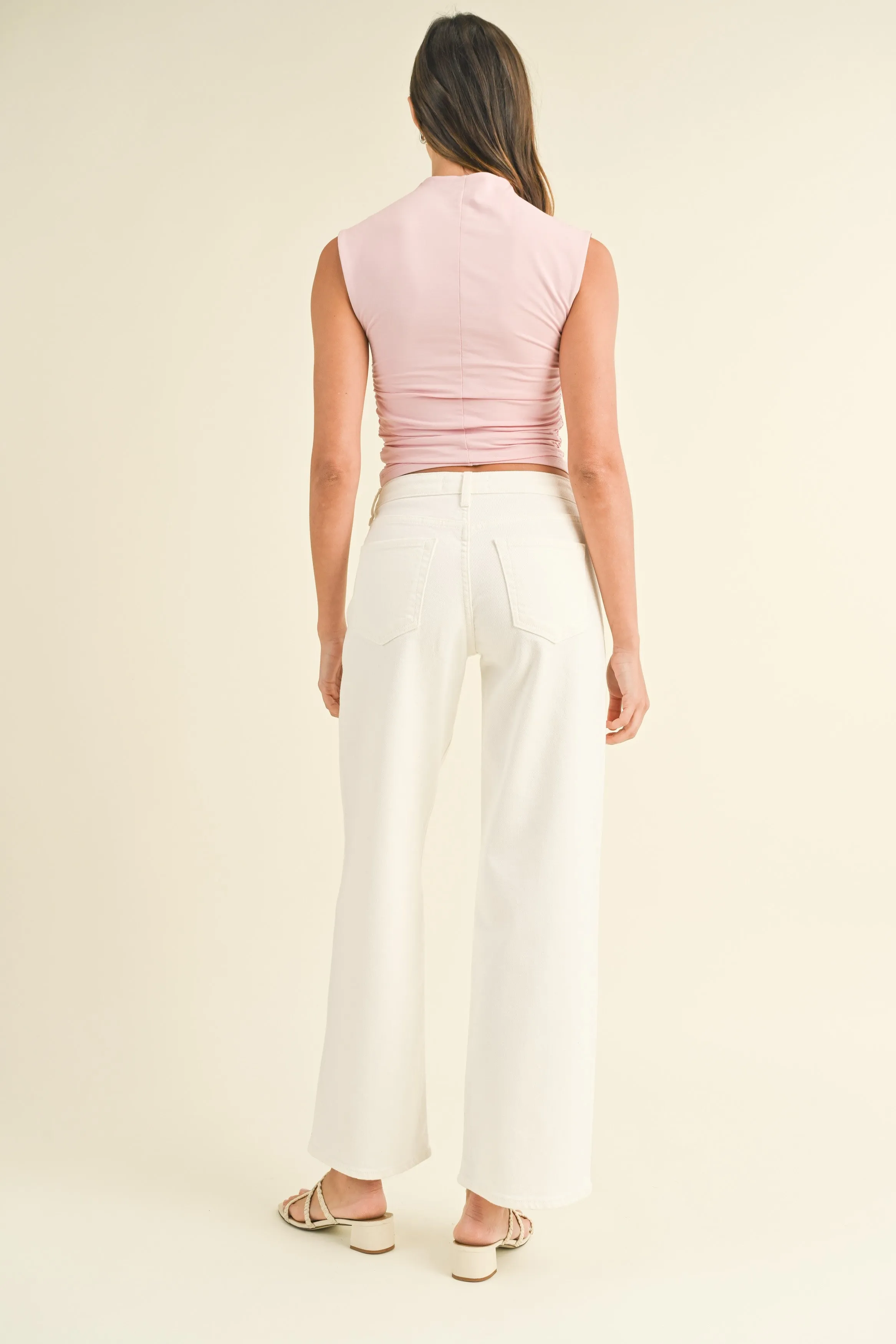 HELEN SLIM WIDE LEG JEANS