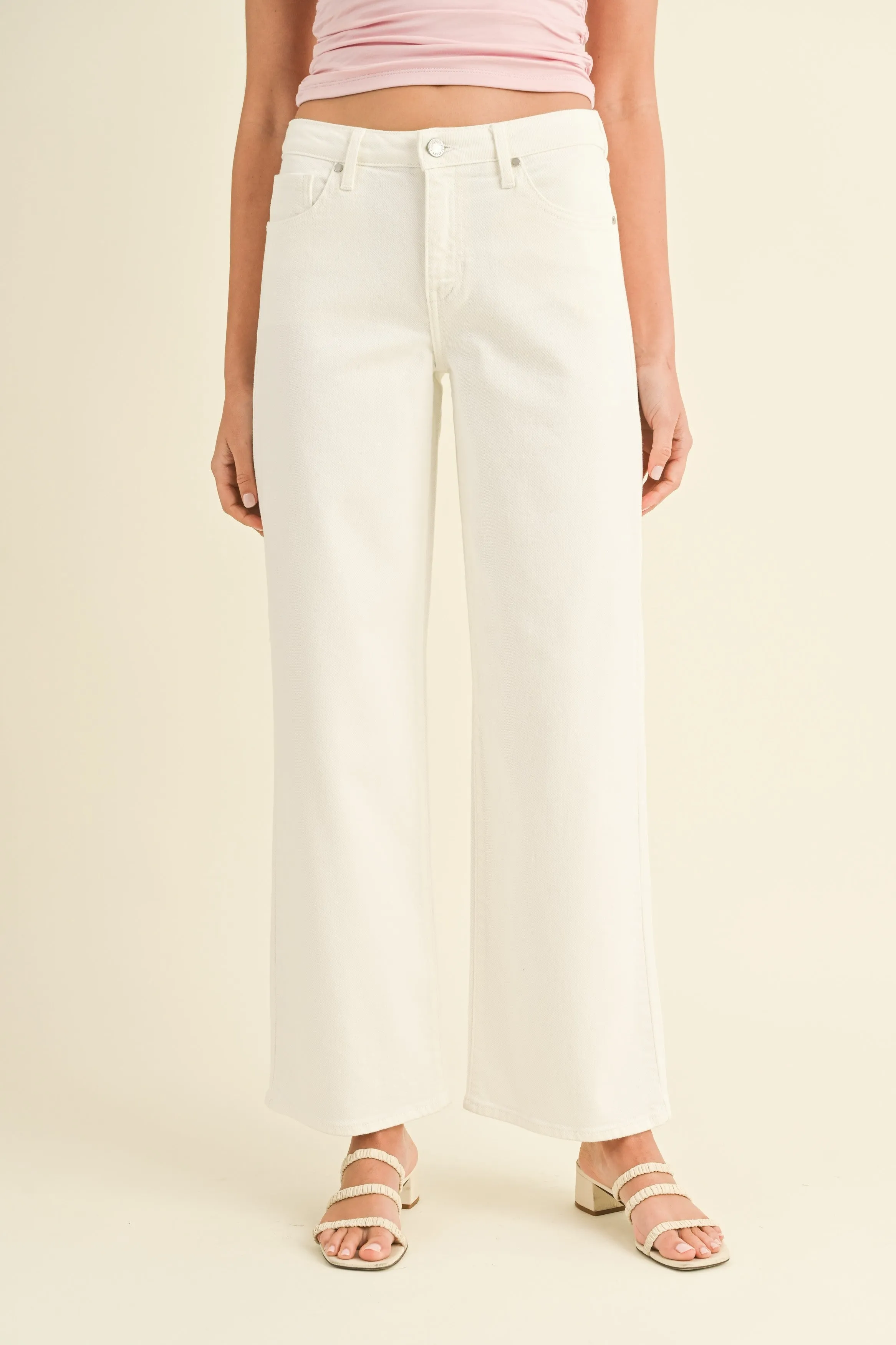 HELEN SLIM WIDE LEG JEANS