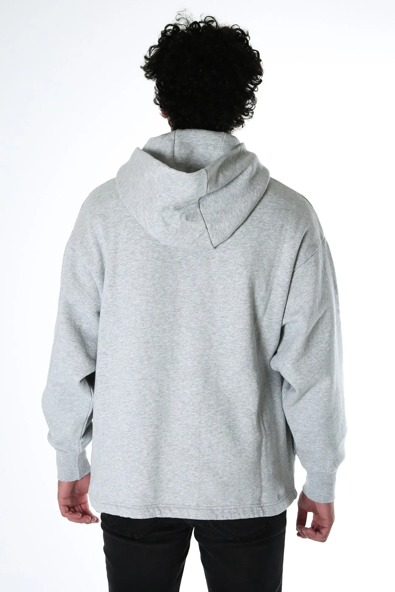 Industry Pull On Hood Grey Marle