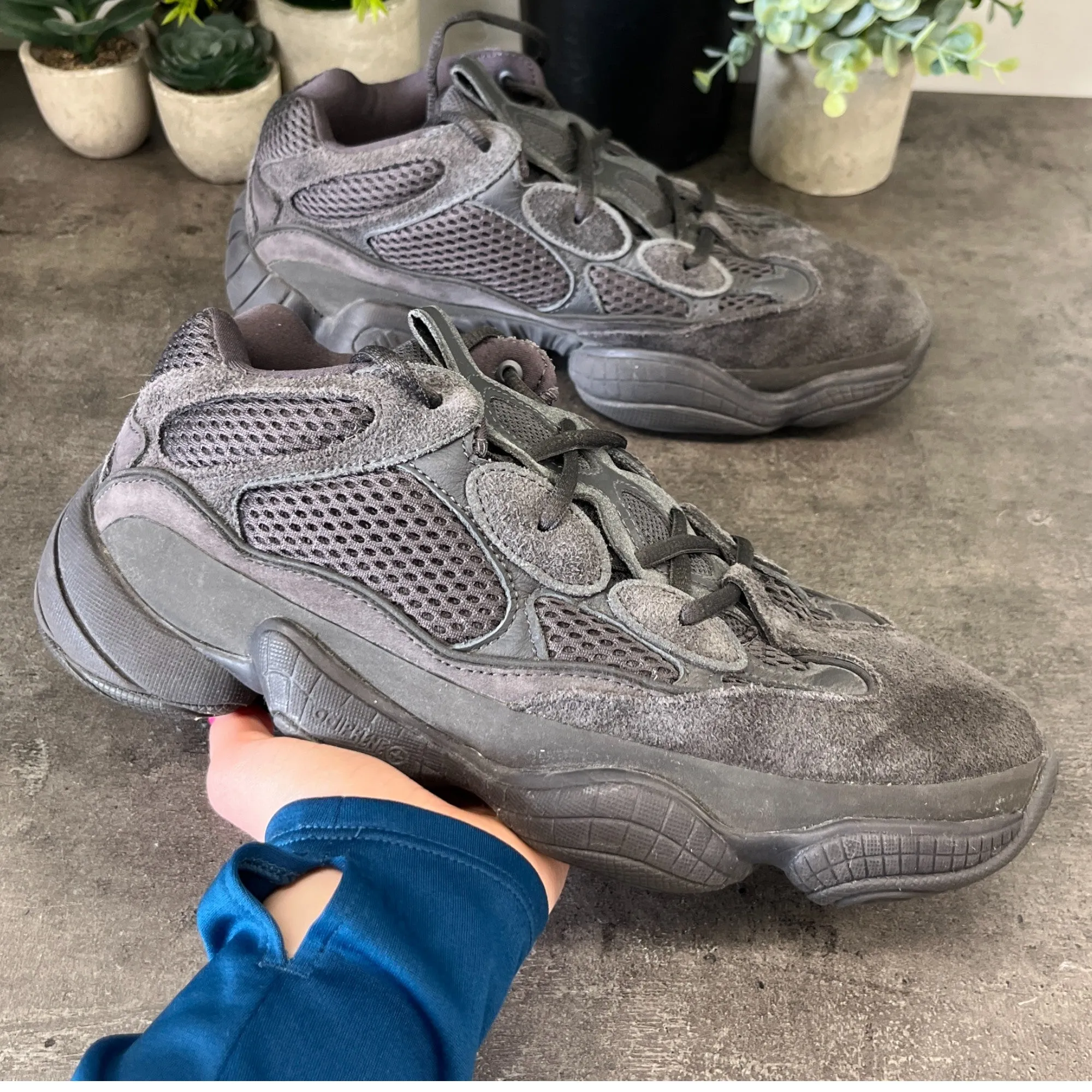 Men's 500 Low Trainers Black Size EU 42.5 / UK 8.5