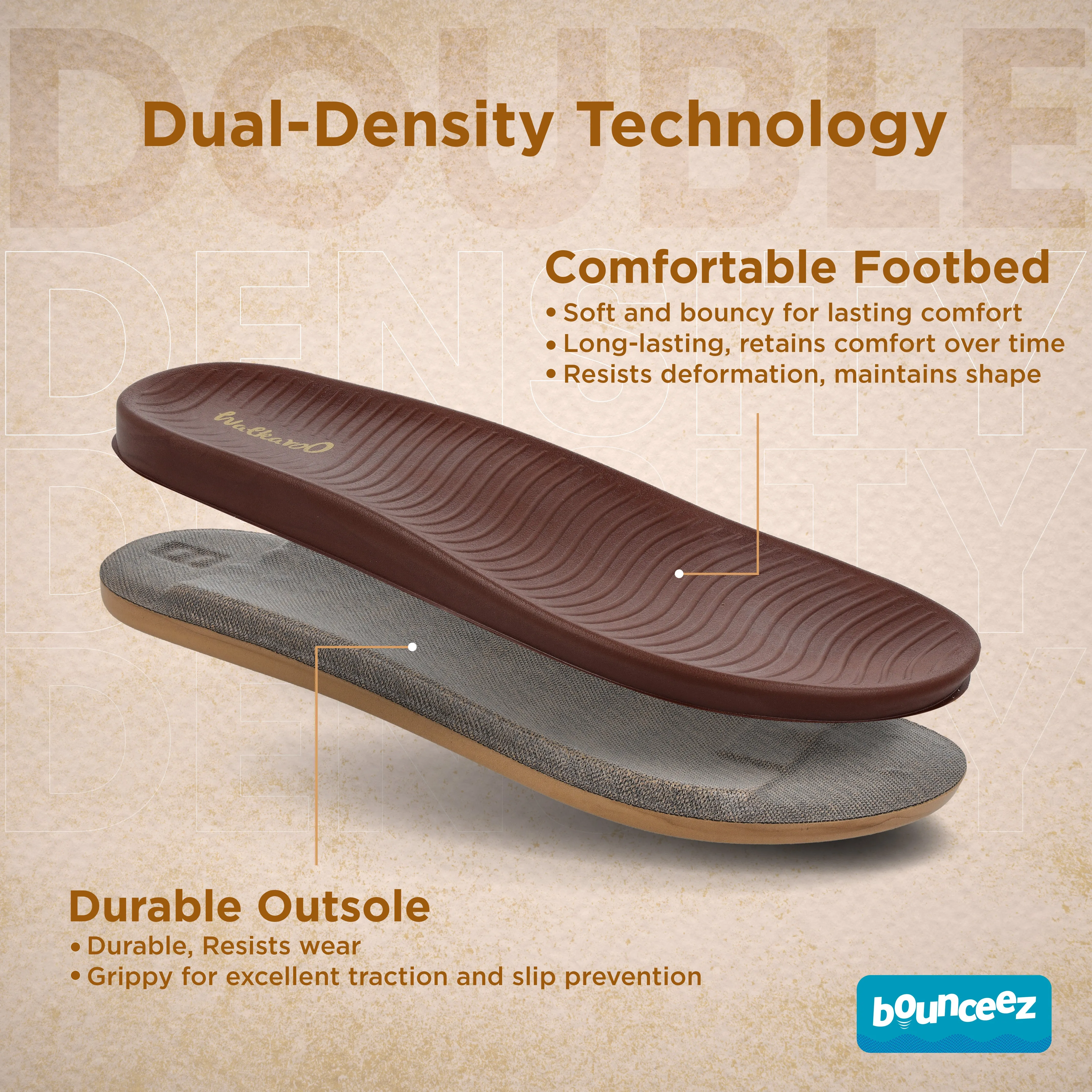 Men's Daily Wear Comfort Sandals - WE1024 Brown