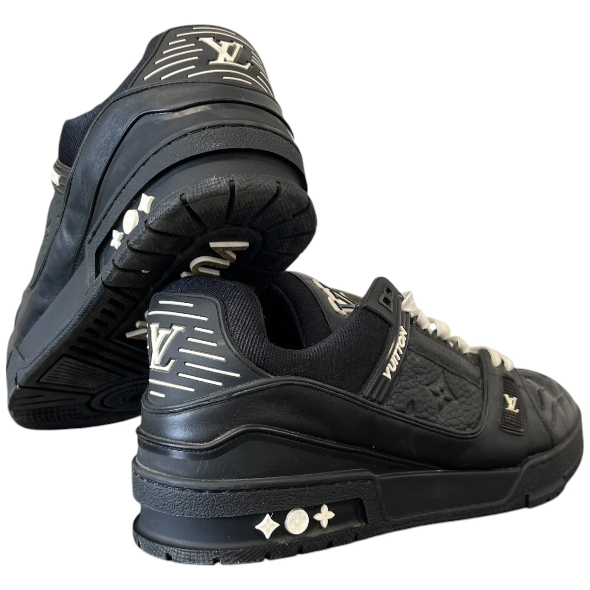 Men's Lv Low Trainers Black Size EU 43.5 / UK 9.5