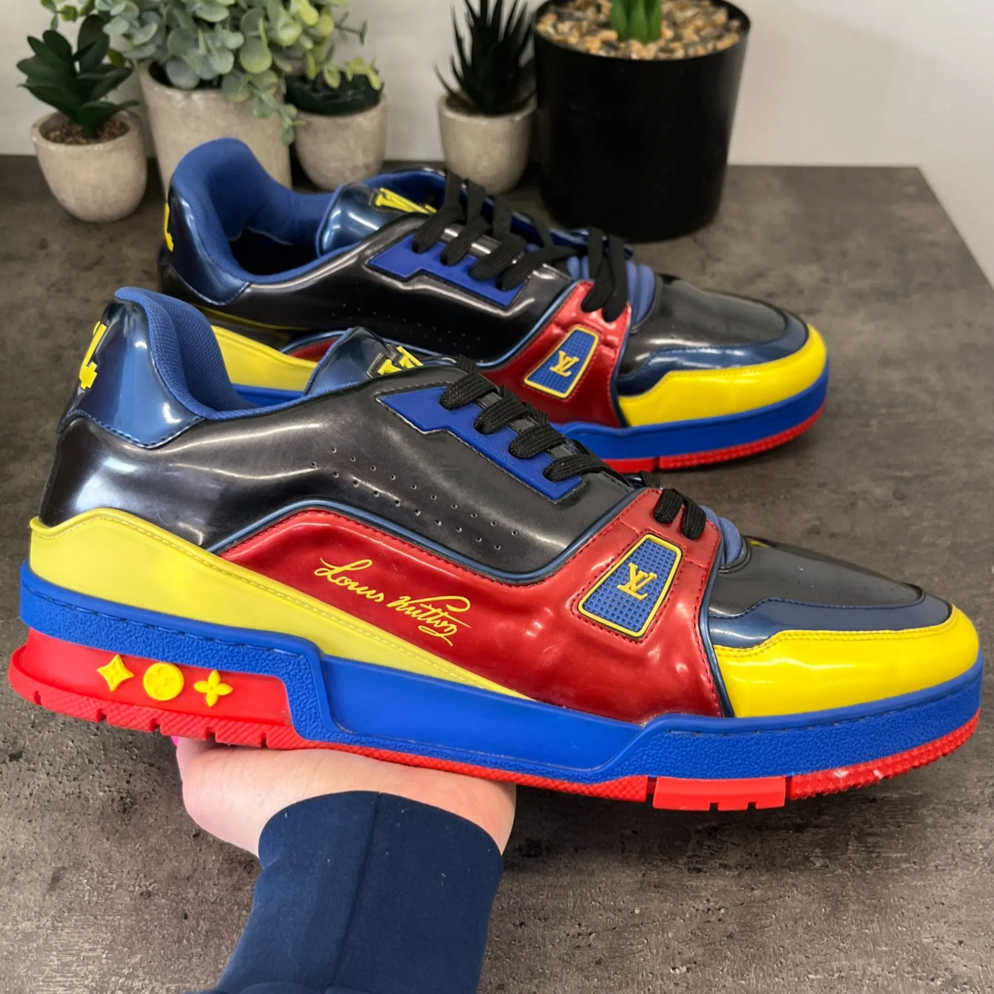 Men's Lv Low Trainers Multi-Coloured Size EU 43 / UK 9