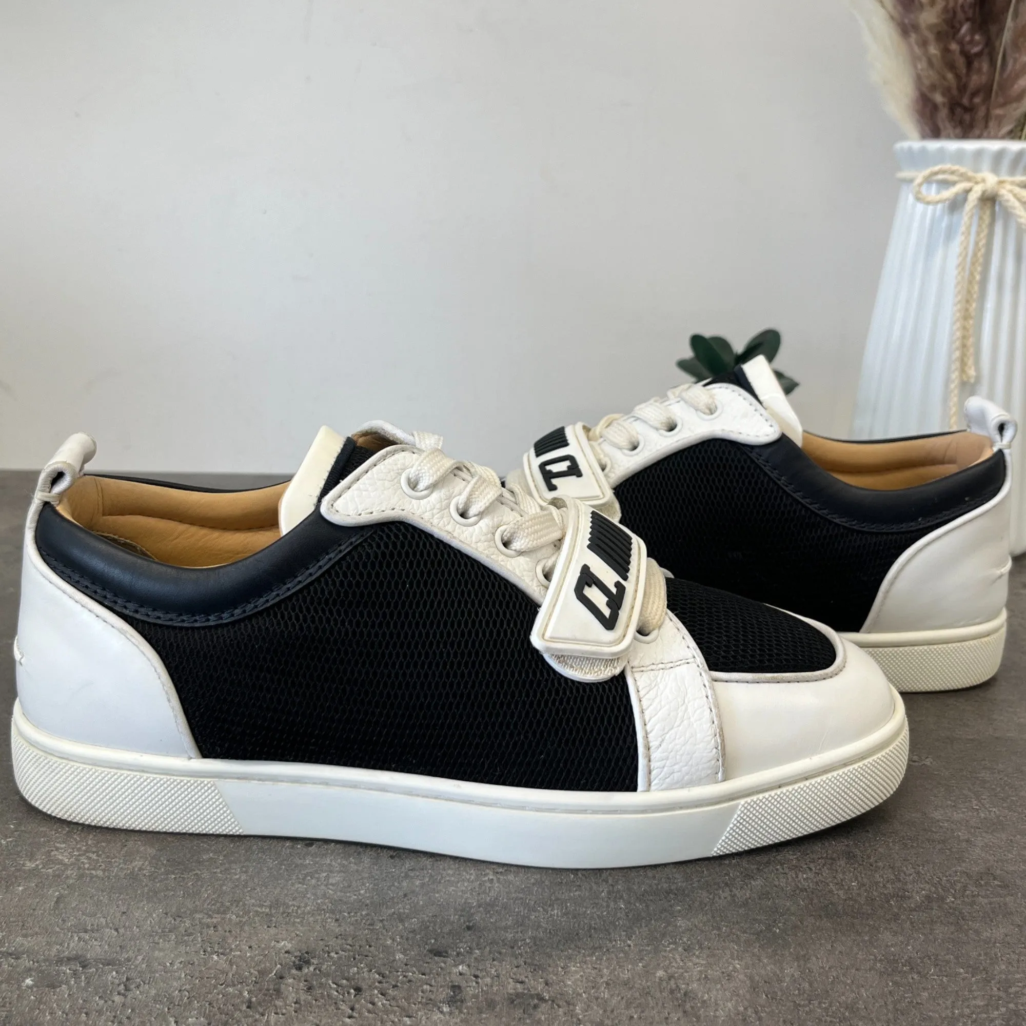 Men's Rantulow Strap Low Trainers Black Size EU 39 / UK 5