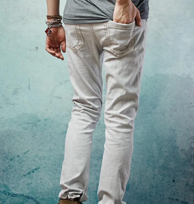 Men’s Summer Cotton & Linen Slim Fit Casual Pants – Lightweight Breathable Trousers for Daily Wear