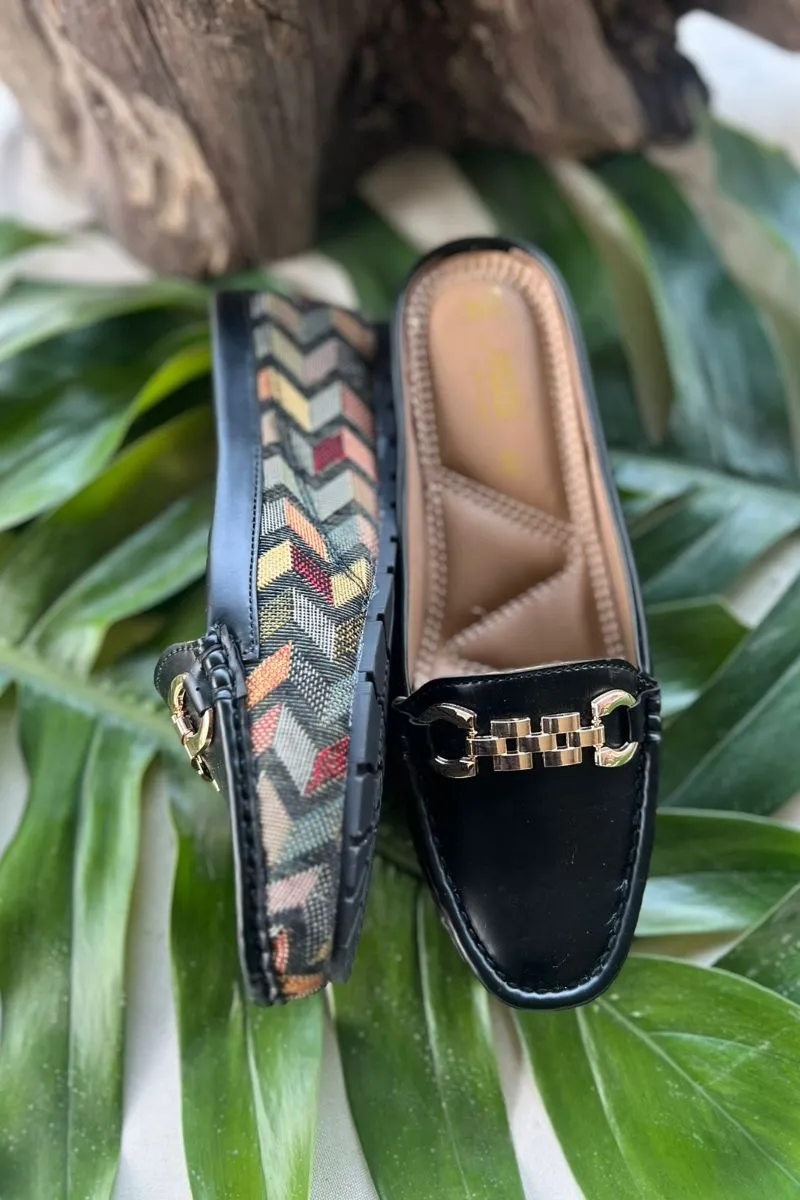 MILLI SHOES - Heeled Mules - Mules - BLACK - 7501